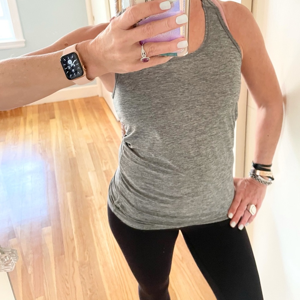 Head Grey Racerback Hi-Lo Tank Top - Picture 3 of 11